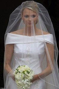 Charlene Wittstock's Wedding Veil