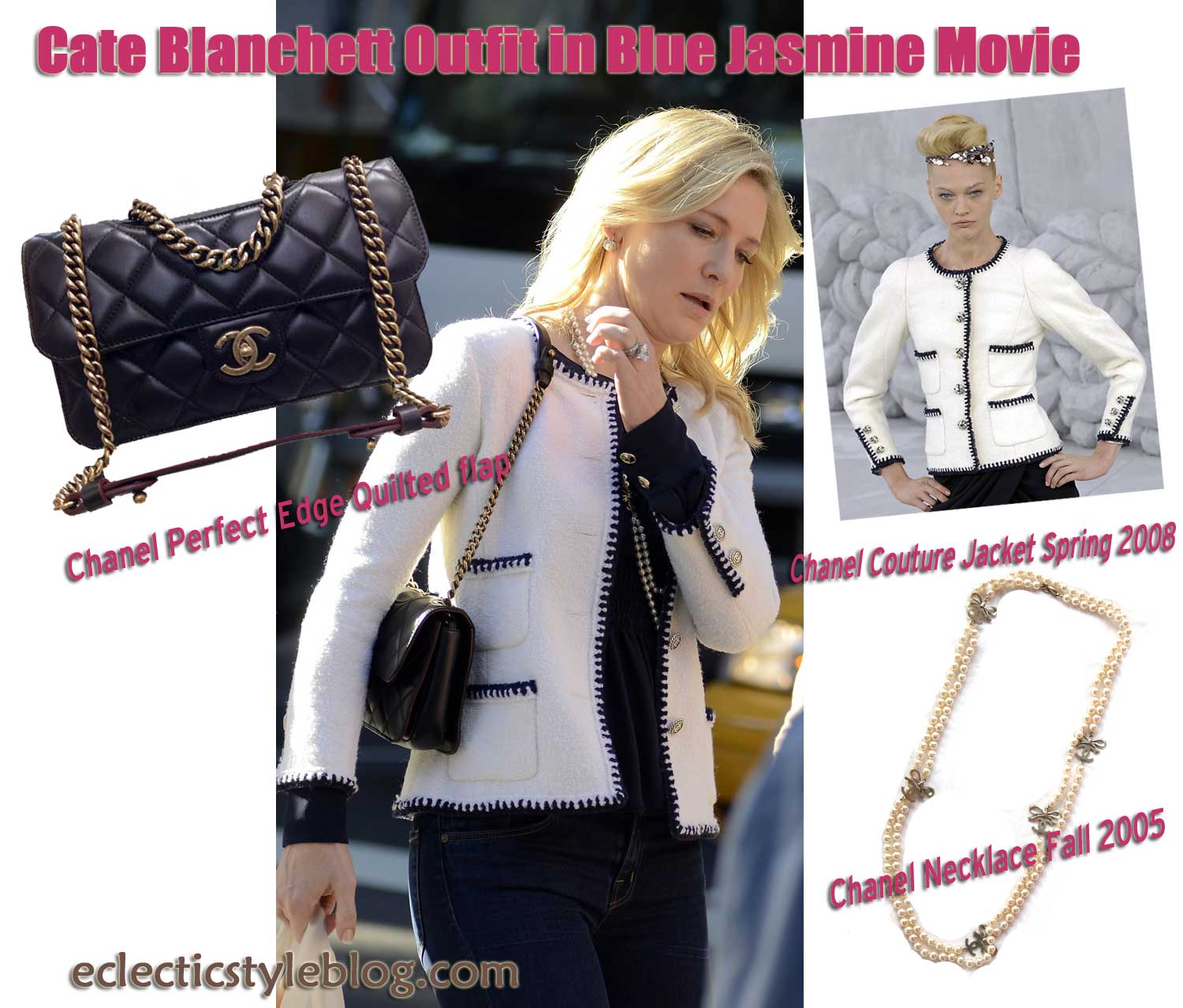 Cate Blanchett Outfit in Blue Jasmine Movie 2013