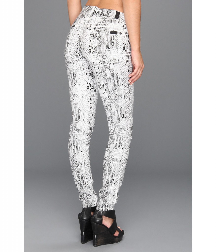 7 for all mankind snake print jeans