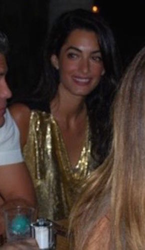 Vionnet Amal Alamuddin Clooney Sleeveless Gold Metallic Mesh Dress on eBay